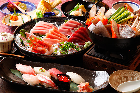 四季折々の食材が楽しめる会席料理